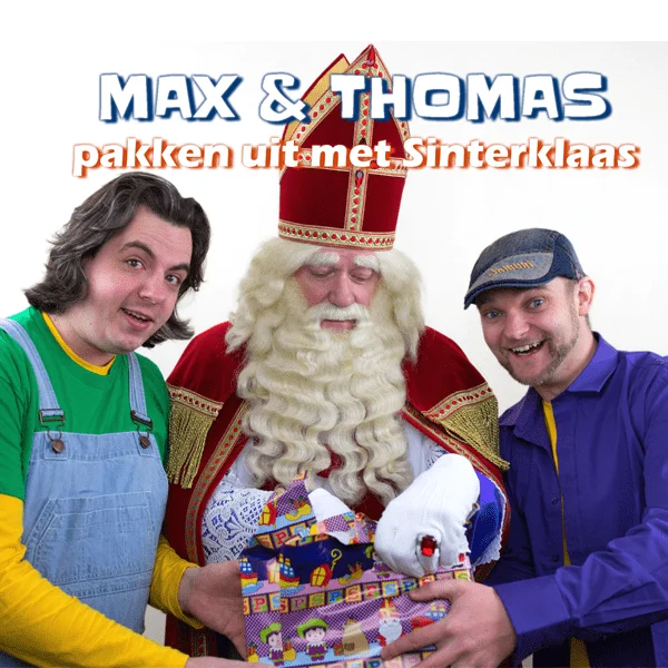 Max en Thomas pakken uit met Sinterklaas