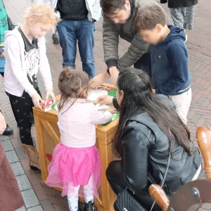 Piraat speurtocht op locatie met schatkist